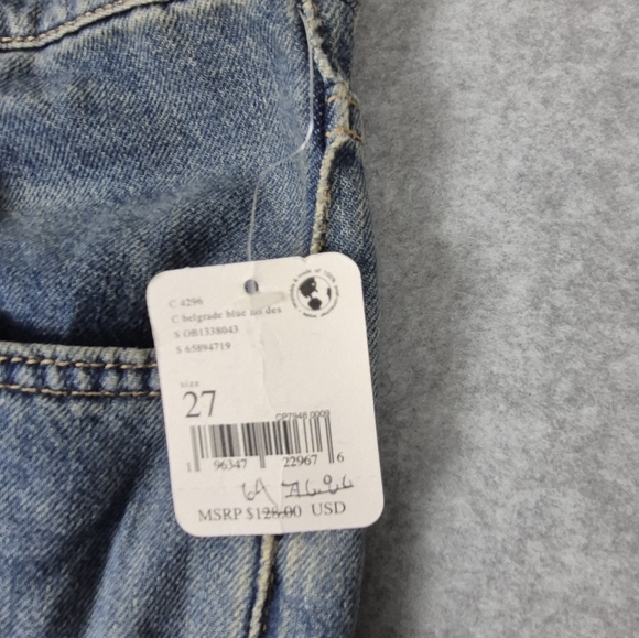 We The Free Women’s Bell Bottom Ultra Flare Jeans Button Fly Free People - Picture 8 of 12